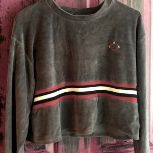 TopShop cropped long sleeve shirt